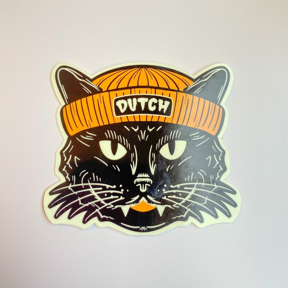 Dutch Bros Sticker - limited glow in the dark!